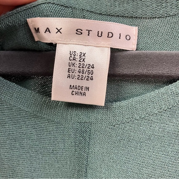 Max Studio Dolman style boat neck 3/4 sleeve sweater women’s 2X soft‎ classy - Picture 3 of 11